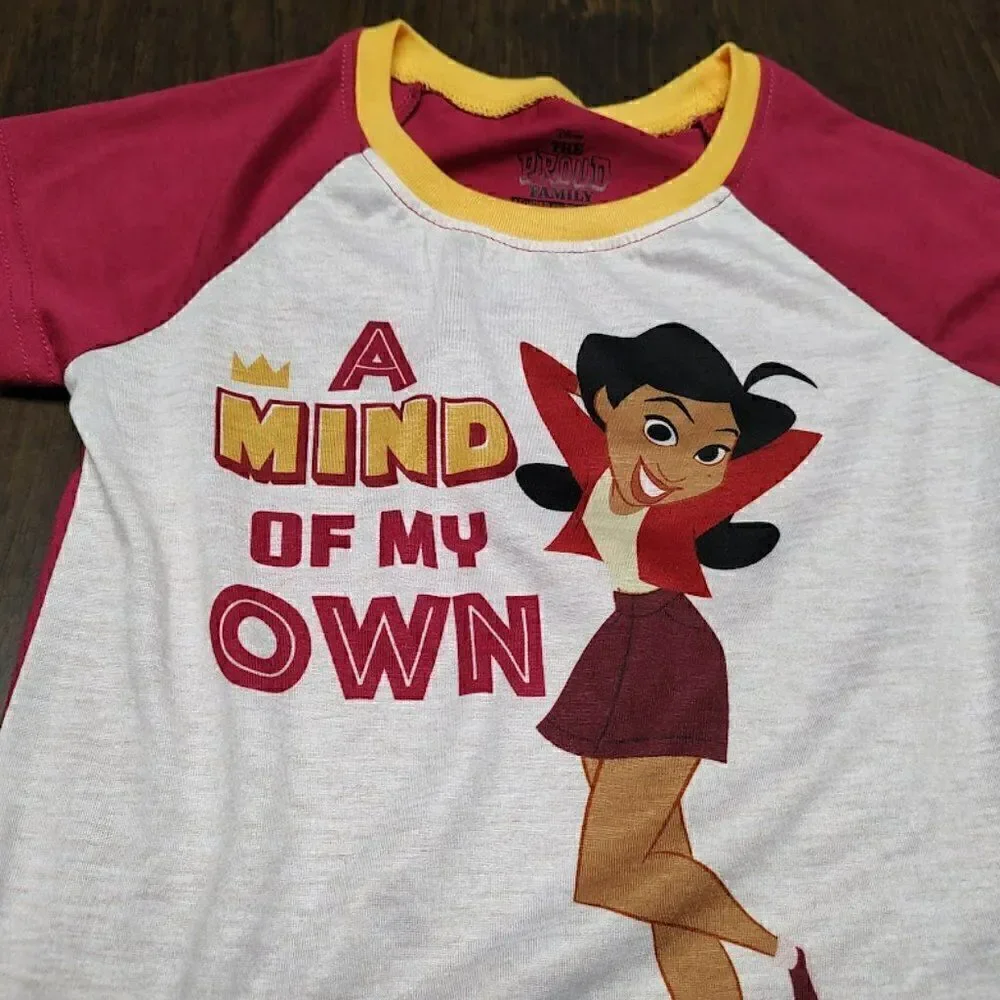 New Disney the proud family shorts pajama set size girl's 6/6X